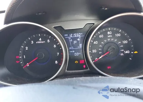 2012 Hyundai Veloster Base W/Black from USA, damaged, VIN KMHTC6AD2CU041117